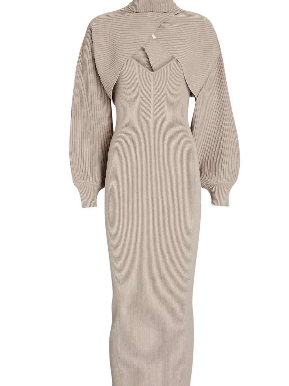 Ronny Kobo Lalu dress with the turtleneck top